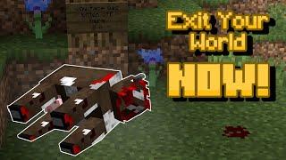 If Your Cow's Faces Get Bitten Off, EXIT YOUR WORLD! Minecraft Creepypasta