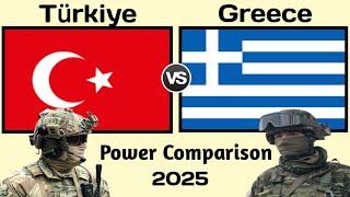 Türkiye vs Greece military power comparison 2025 | Turkey vs Greece military power 2025 |