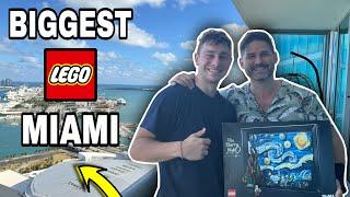 $6000 INSANE LEGO Haul in Miami | FULL Lego Skyscraper Tour