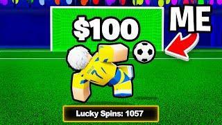 Blue Lock Rivals But 1 WIN = 100 LUCKY SPINS (Roblox)