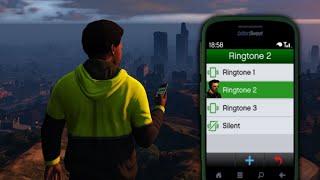 Franklin's ringtone is actually a GTA 3 easter egg