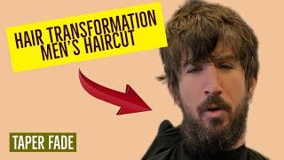 Hair Transformation Men’s Haircut | Taper Fade by Thomas Baca Barber