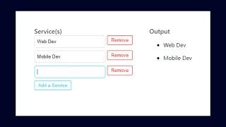 React: Add/Remove Input Fields Dynamically on button click