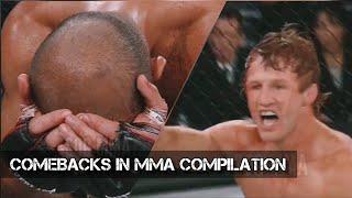 COMEBACKS IN MMA - COMPILATION / THE FIGHTER WAS ABLE TO RISE AND WIN