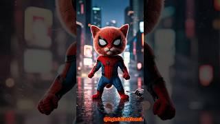  SUPER KITTENS: Tiny Heroes with Mighty Paws! #animalfusion #shorts #cat #avengers