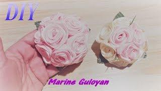 ПЫШНЫЕ РЕЗИНКИ Цветы из Лент Marine DIY Guloyan