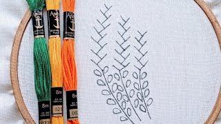 VERY VERY EASY LITTLE FLOWERS EMBROIDERY DESIGN FOR BEGINNERS