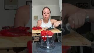 CHEAP RECIPES Ep. 14  Red lentil pasta with roasted pepper ️ #nutritionist #recipes