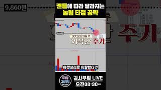 캔들에 따라 달라지는 눌림 타점 공략법 #shorts #주식 #단테사단