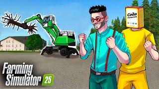 МЫ ПРИДУМАЛИ, КАК РЕШИТЬ ПРОБЛЕМУ С ЛЕСОМ! ЕЩЕ ОДНО ПРОИЗВОДСТВО В FARMING SIMULATOR 25