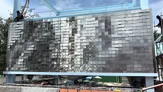 Kinetic Facade - Driven purely by Andaman sea wind - Stainless 304 - Courtyard Phuket, Patong Beach