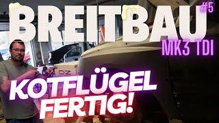 DER VORDERE KOTFLÜGEL IST FERTIG! / MK3 BREITBAU