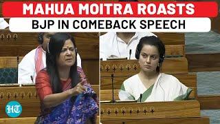 Mahua Moitra Returns To Lok Sabha With Fiery Speech, Corners Modi Govt On Manipur, Kashmir & Ayodhya