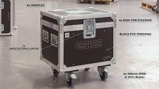 FLIGHT CASE – 2x GIS LPM250 - ALP Flight Cases & Bags & Covers