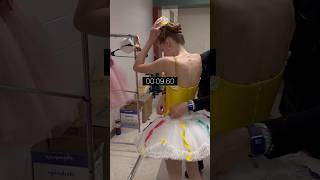 90 Second QUICK CHANGE! ️    #shorts #ballet #dancer #nutcracker