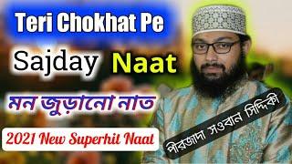 মন জুড়ানো নাত।Teri Chokhat Pe Sajday Naat Pirzada Sawban Siddique | 2021 New Urdu Naat। Bangla Gojol