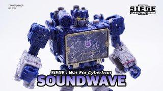 Transformers War For Cybertron : Siege SOUNDWAVE! WFC Voyager Video Review! トイズ  レビュー