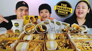 SHAWARMA SHACK MUKBANG | SHAWARMA OVERLOAD (ALL MENU) | Mukbang Philippines | Pinoy Mukbang