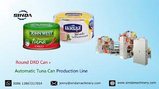 2 Piece DRD Tuna Tin Can Production Line