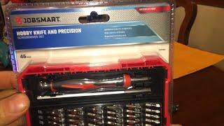 Tractor Supply Clearance Jobsmart Lighted Hobby Knife and Precision Screw driver bit set