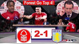 Nottingham Forest beat Aston Villa 2-1/ Go Past Man City: Post-Match Analysis.