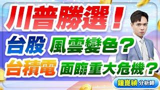 【盤後】【川普勝選！台股風雲變色？台積電面臨重大危機？】股市貴公子 鐘崑禎分析師 2024.11.06