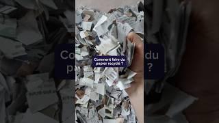 Comment faire du papier recyclé avec des anciens catalogues d'H2O at home ?