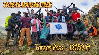 Trek Day 5 - Tarsar Lake to Homwas || Tent Camping || Chasing Clouds || Tarsar Marsar Trek 2024 Ep15