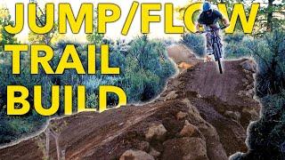 Building a JUMP/FLOW Trail in their BACKYARD! | MTB Trail Building in California