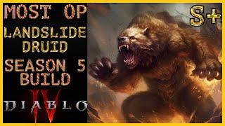 Diablo 4 - THE BEST Landslide Druid Build - Season 5 - The Infernal Hordes - Guide [2024]