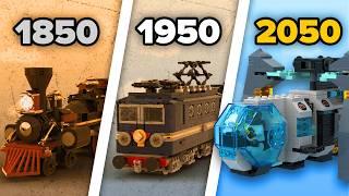 LEGO Trains Evolution 1855-2050