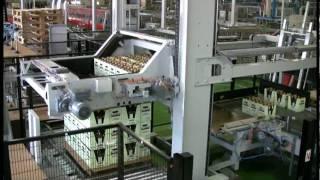 OCME - Perseus LF2 palletisers in a vegetable oil industry