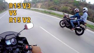 R15 V3 vs R15 V2 ride and review  : BigBangBiker | which is best ??