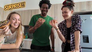 Pranking Our Friend Leni Weise With a Ketchup Filled Donut! *FAIL*