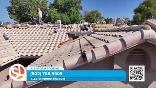 All Storm Roofing shows how easy it is to re-roof your home with tiles