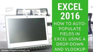 How to Auto-Populate Fields in Excel Using a Drop-Down and VLookup in Excel