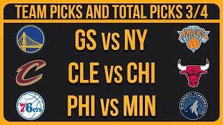 NBA Picks Today 3/4/25 NBA Picks and Predictions NBA Bets Today