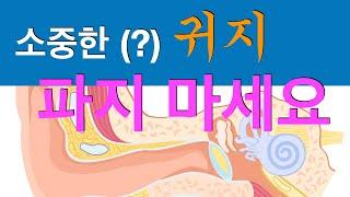 소중한 (?) 귀지 파지 마세요