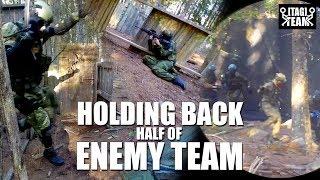 Holding back half of enemy team | Konala, Pew-Pew.fi | Taajuus Airsoft