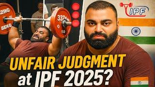 Bhaskar Shah Unfair Finish | IPF World Bench Press Championship 2025 - Norway