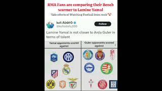 Lamine is far better than your bench warmer️ #football#barcelona #lamineyamal#ardagüler#realmadrid