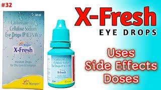 X fresh eye drops मोबाइल और कंप्यूटर के use से आई problem के लिए @DrAmarjeetjadoun  #eyedrops #eyes