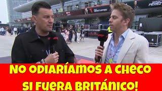 Porque los comentaristas de Sky sports Formula 1 no soportan al piloto mexicano Sergio Checo Pérez?