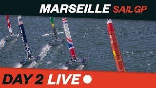 2019 Marseille SailGP RACE REPLAY | Day 2 | Races 4-6 | SailGP