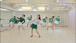 I Follow Line Dance l Improver l 아이 팔로우 라인댄스 l Linedancequeen l Junghye Yoon