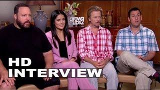 Grown Ups 2: Adam Sandler, Kevin James, David Spade, & Salma Hayek Interview | ScreenSlam
