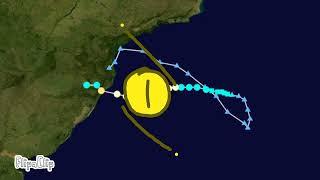 Track of Hurricane/Cyclone Catarina V.2 | TC XLC32 Animation.