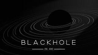 minimalistic rendition of a black hole