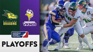 Barcelona Dragons @ Vienna Vikings  Highlights | PLAYOFFS | Season 2022