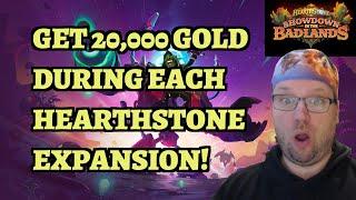 GET 20,000 GOLD EACH EXPANSION! Hearthstone Rewards Track AFK Farming After Mercenaries XP Nerf